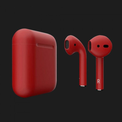 Кольорові Apple AirPods 2 Color Product Red  Wireless Charging Case (MRXJ2)
